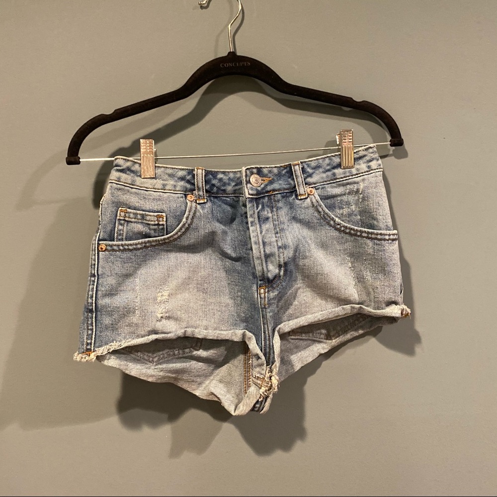 Topshop Moto Mini Shorts Size 28